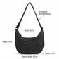Nylon Crossbody Bag with Adjustable Strap Lightweight Shoulder Sling Bag with Zip Pockets