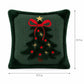 2pc Christmas Tree Plush Pillow Covers 17.7 x 17.7 in
