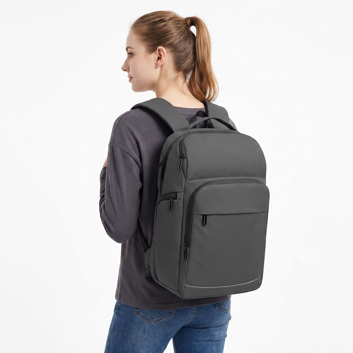 Professional Laptop Backpack -  Business Commuter Bag for Office, School, and Travel