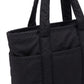 Lightweight Utility Tote Bag with Long Shoulder Straps and Exterior Pockets 9x7.5x4.5in
