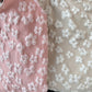 Floral Embroidered Shoulder Tote Bag Lightweight Foldable Everyday Bag for Women