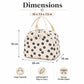 Strawberry Print Corduroy Insulated Lunch Bag with Handles and Zip Closure