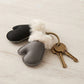 Faux Fur Trimmed Mitten Keychain Winter Bag Charm Set