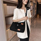 Woven Canvas Crossbody Bag - Adjustable Strap 3-in-1 (Shoulder/Handheld) Bag
