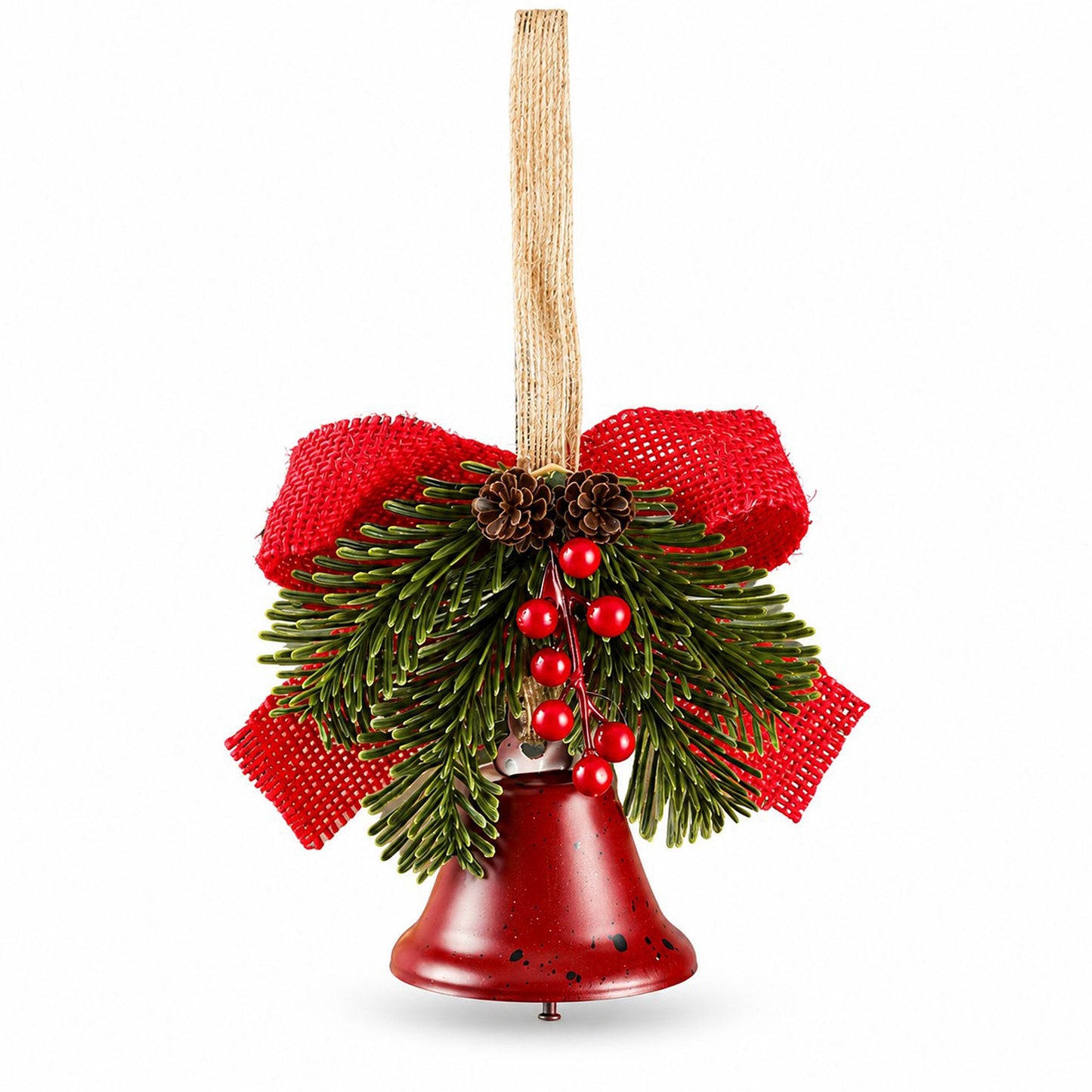 Christmas Velvet Bow Tree Topper with Faux Fur Trim Holiday Decoration