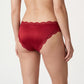 2 Pack Smooth Lace Trim Bikini Underwear