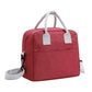 Insulated Lunch Tote Bag with Front Pocket and Adjustable Shoulder Strap