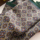 Vintage Floral Print Square Scarf Lightweight Fashion Neck Hair and Handbag Accessory 26.8¡Á26.8 Inches