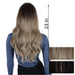 22 Inch Long Wavy Wig Heat-Resistant Synthetic Fiber for Daily and Party Use