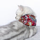 Paisley Floral Pet Bandana Scarf Bohemian Neckerchief for Cats and Dogs Bib