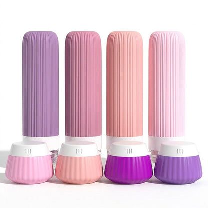 8 Piece Travel Toiletry Bottle and Jar Set