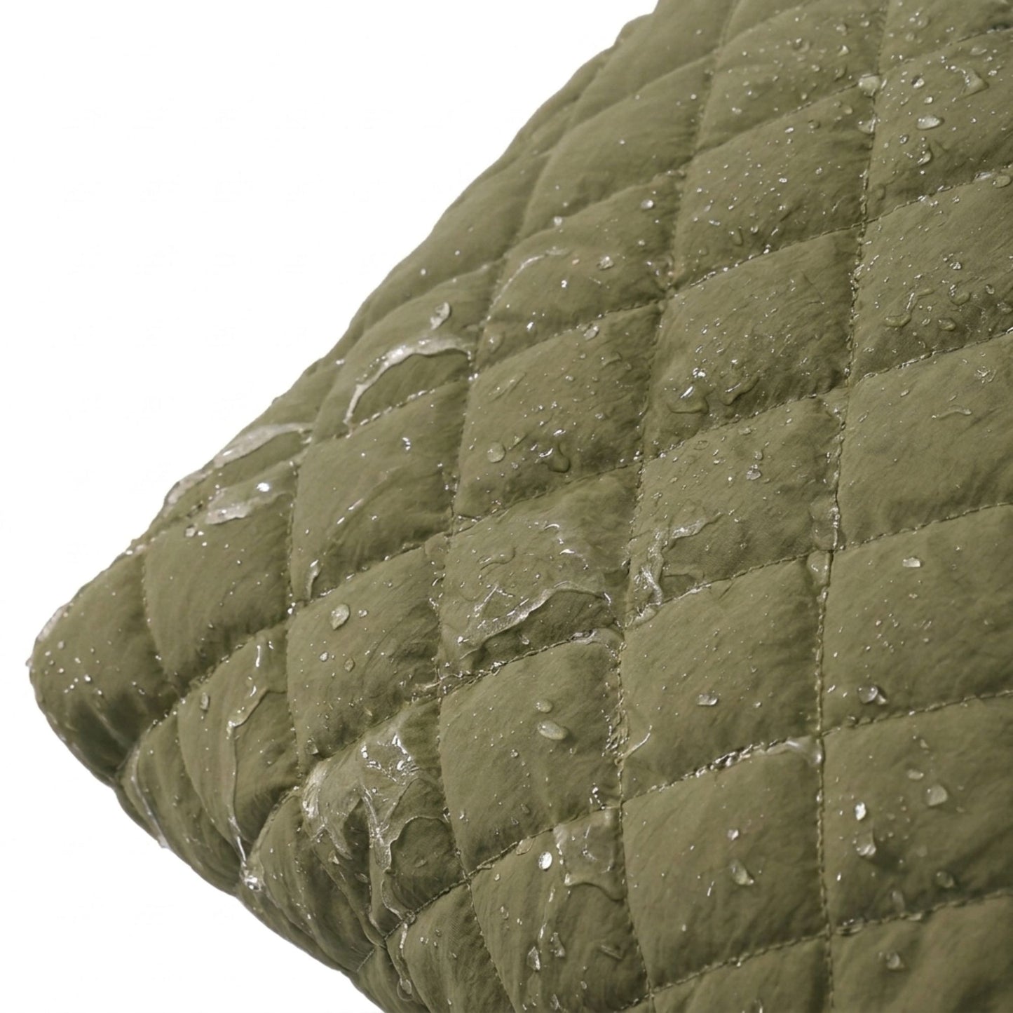 Quilted Tote Bag with Zipper Pockets and Water Resistant Fabric
