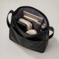 Soft Faux Leather Hobo Shoulder Bag with Front Pockets