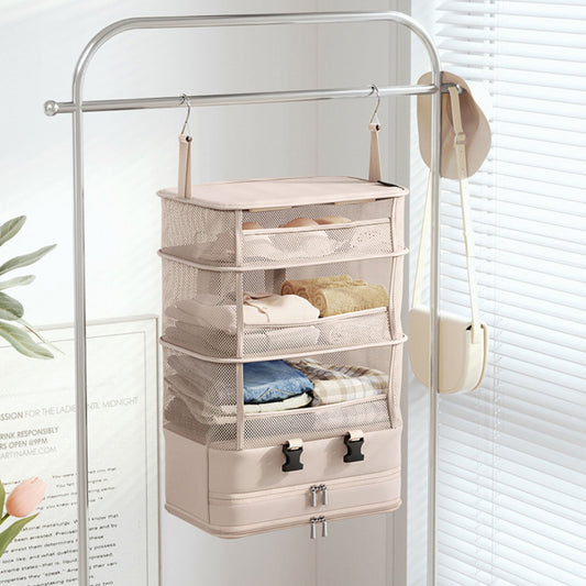 Hanging Travel Organizer Bag Foldable Portable Luggage Storage Bag for Clothes Accessories