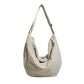 Plaid Hobo Shoulder Bag with Adjustable Strap and Zipper Closure