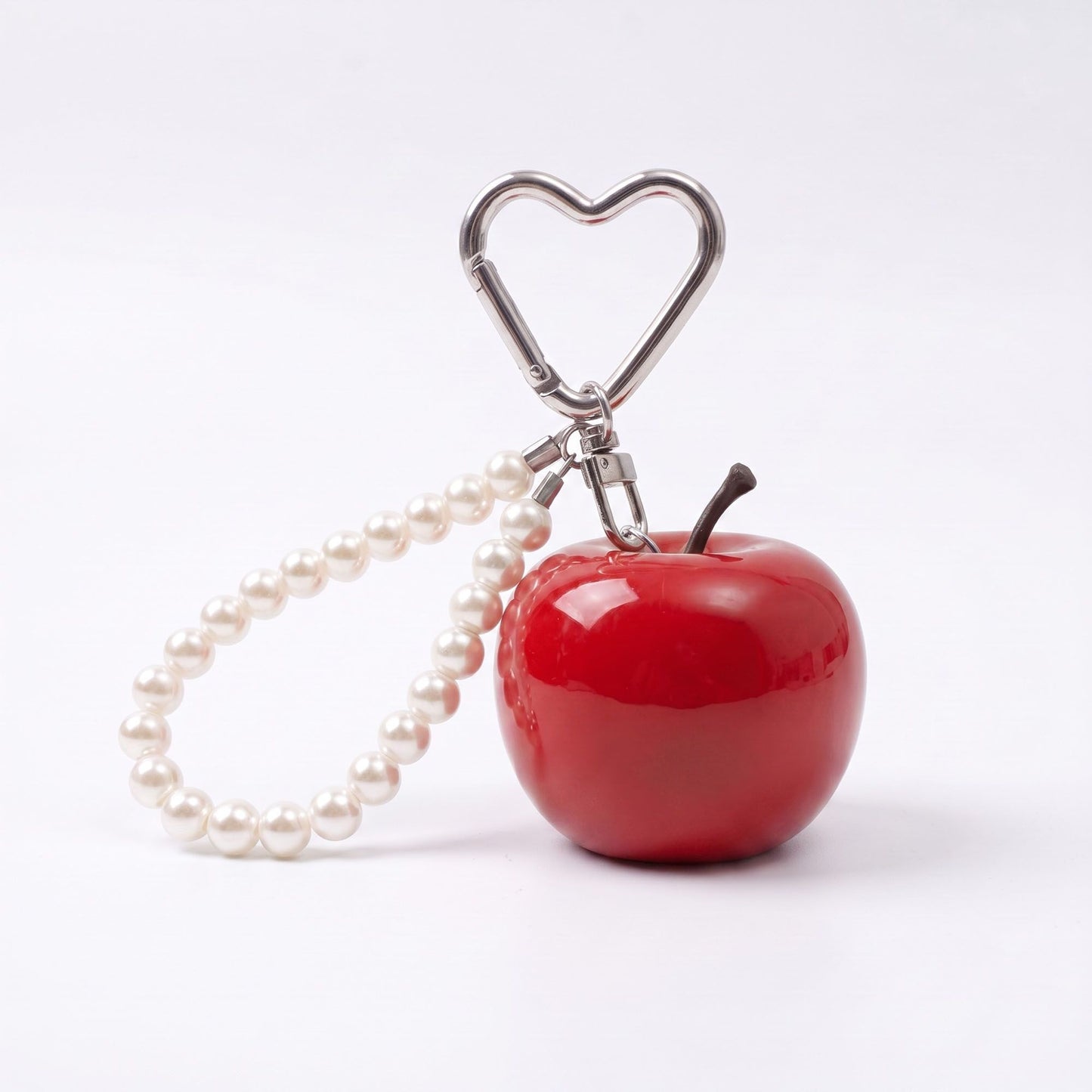 Bag Charm with Hanging Clip and Decorative Accent
