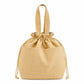 Insulated Drawstring Lunch Bag with Front Pockets Reusable Lunch Tote