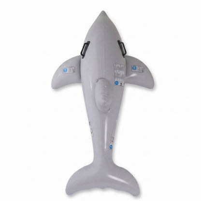Dolphin Inflatable Pool Float Ride On with Handles Durable PVC Swim Toy Large Water Float for Pool Beach Lake 63x15.7in