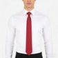 Men's Textured Polyester Tie - Formal Necktie for Business, Weddings & Holiday Events