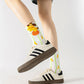 6pk Striped Ankle Socks - Cute Print Pattern Casual Socks for Daily Wear