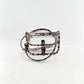 Clear Crossbody Handbag with Adjustable Strap and Buckle Flap Closure