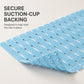 Slatted Nonslip Shower Mat Quick Drain Bath Mat 15.7 x 27.6 Inches