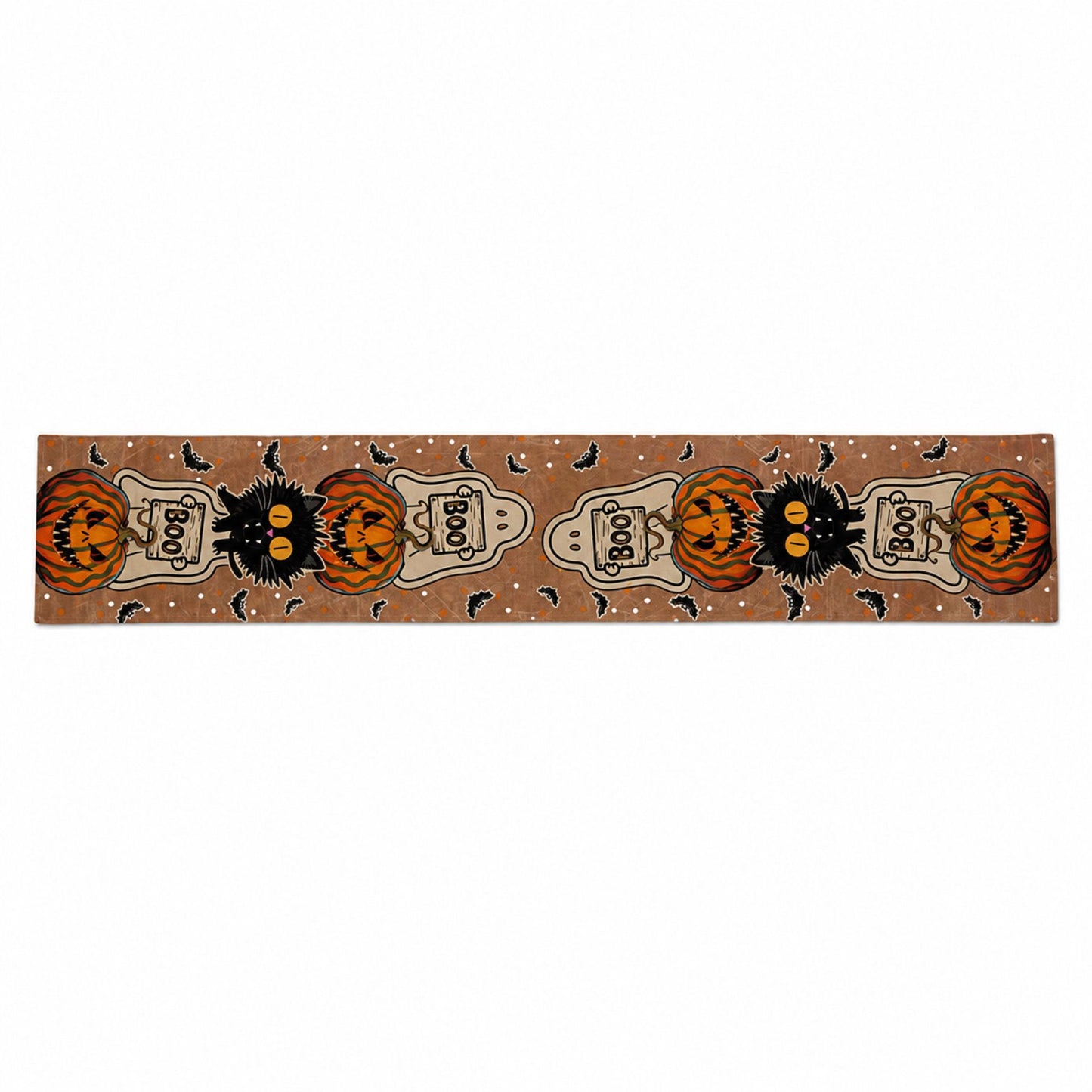 Halloween Family Party Table Runner Kitchen Tablecloth Decor