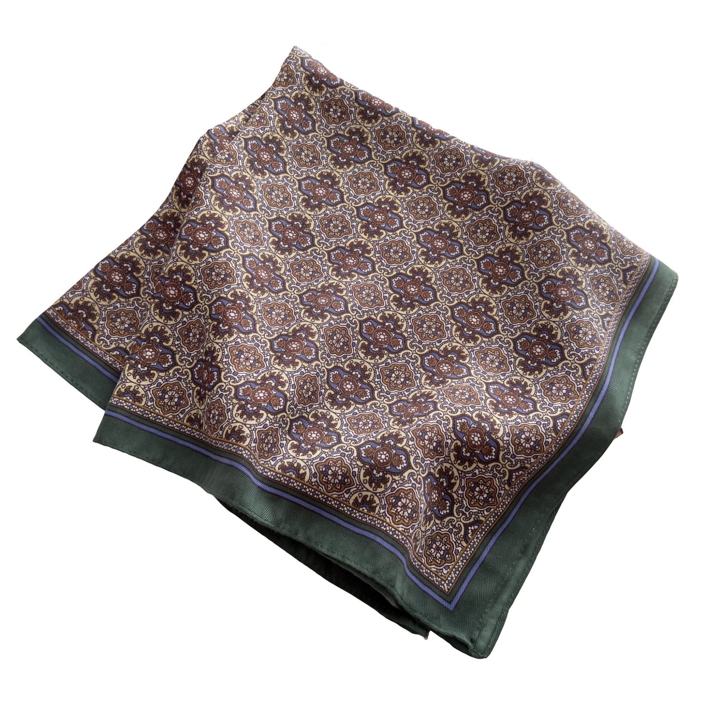 Vintage Floral Print Square Scarf Lightweight Fashion Neck Hair and Handbag Accessory 26.8¡Á26.8 Inches