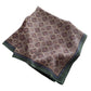 Vintage Floral Print Square Scarf Lightweight Fashion Neck Hair and Handbag Accessory 26.8¡Á26.8 Inches