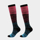 6pk Professional Athletic Compression Socks - Gradient Pressure Knee-High Socks for Fitness, Running & Recovery
