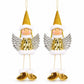 2pk Sequin Angel Christmas Tree Ornaments