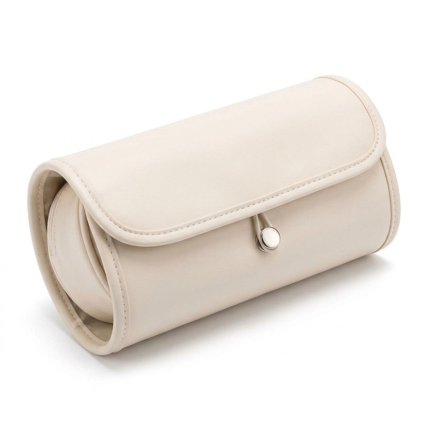 Travel Makeup Brush Organizer with Zippered Pouch