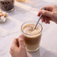 6-Piece Long Handle Stainless Steel Coffee and Iced Tea Spoon Set