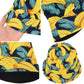 Fruit Print Bucket Hat Double-Side-Wear Reversible Fisherman Hats Summer Foldable Cap for Women- Banana