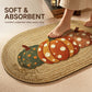 Fall Pumpkin Bath Mat Soft Absorbent Accent Rug 15.7 x 23.6 Inches