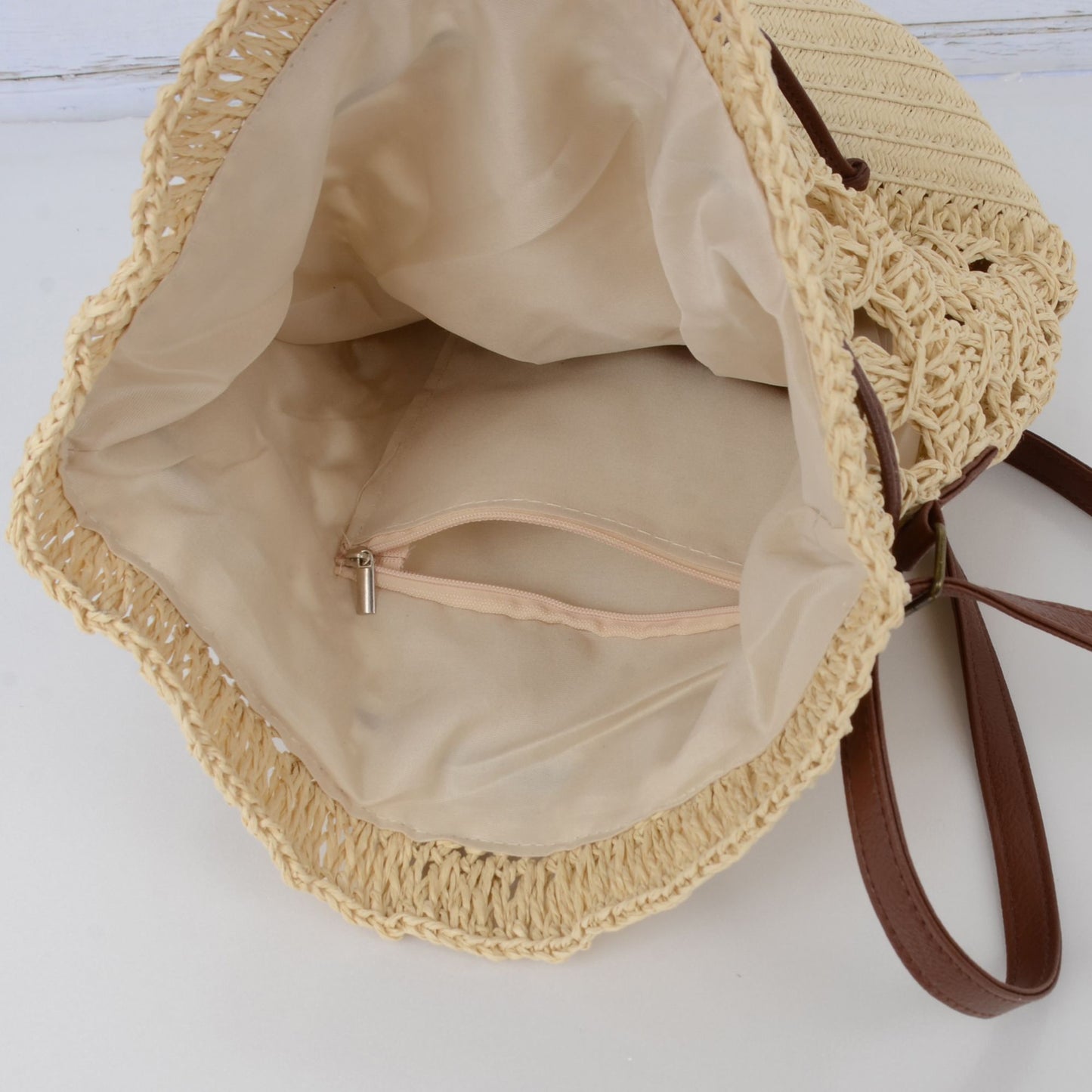 Women's Bohemian - Style Crochet Shoulder Bag