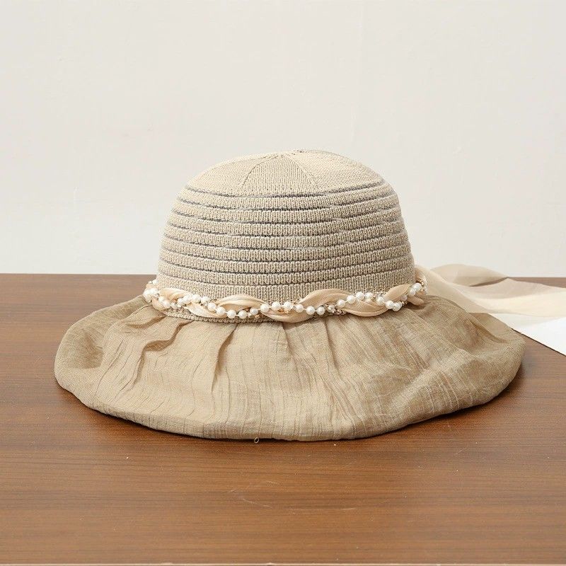 Wide Brim Straw Sun Hat Elegant Beach Vacation Hat Lightweight Breathable Summer Hat