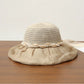 Wide Brim Straw Sun Hat Elegant Beach Vacation Hat Lightweight Breathable Summer Hat