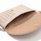 Woven Straw Crossbody Clutch Bag with Flap Closure Adjustable Strap Lightweight Shoulder Handbag