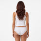 2 Pack Ribbed Floral Lace Hipster Underwear