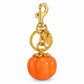 Glitter Pumpkin Keychain and Bag Charm