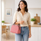 Insulated Striped Lunch Bag Reusable Soft Cooler Tote for Work School Picnic