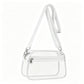 Clear Stadium Crossbody Bag with Front Zipper Pocket, Adjustable Strap and Medium Transparent Design