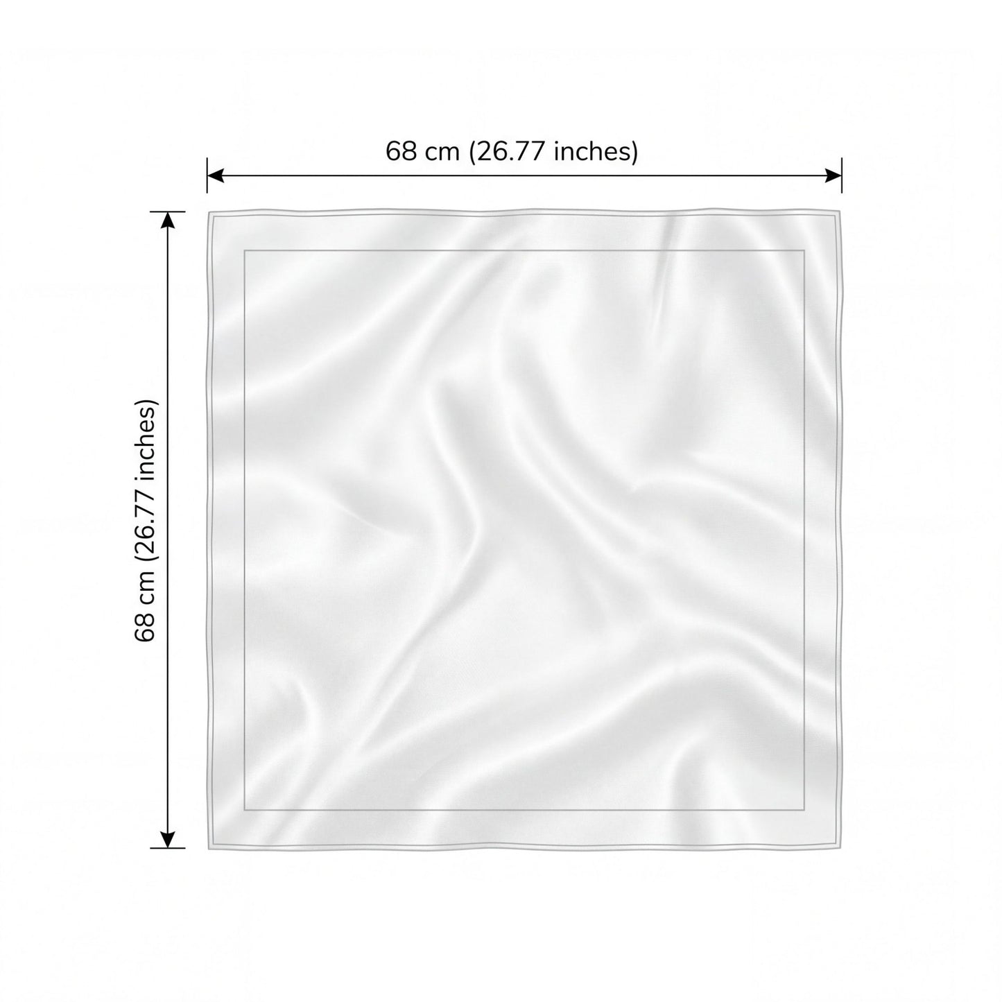 Geometric Print Square Scarf Lightweight Neck Hair and Handbag Fashion Accessory 26.8¡Á26.8 Inches