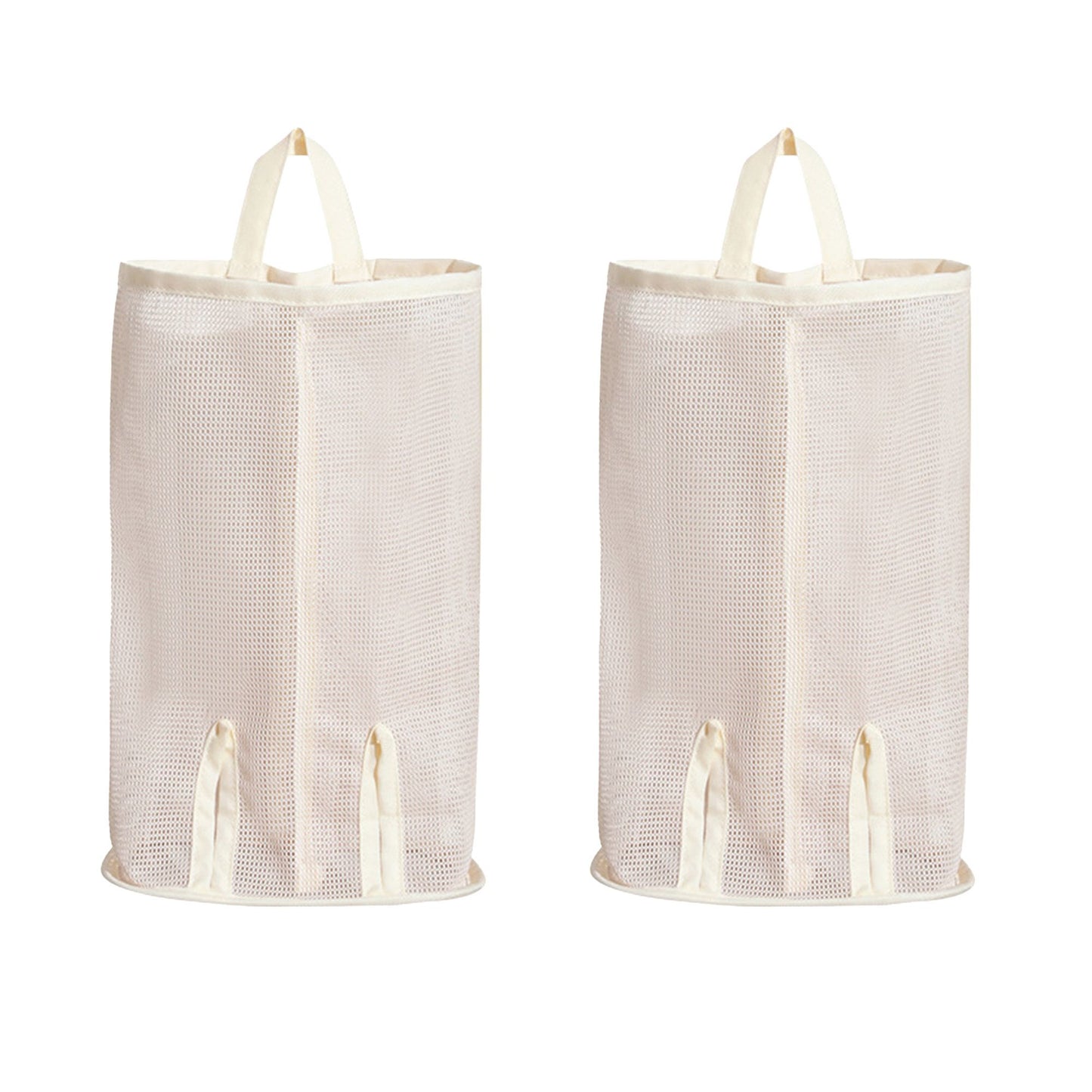 2 Pack Hanging Storage Bags Vertical Organizer Socks Storage for Closet Door Wall Space Saving