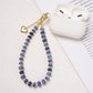 Beaded Phone Wrist Strap with Heart Charm