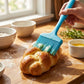 3-Piece Silicone Scraper Set with Handles, Durable and Flexible Kitchen Tools for Cooking and Baking