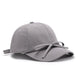 Women's Baseball Cap with Bow Tie Detail Adjustable Strap Casual Hat