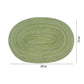 4 Piece Oval Braided Placemats Woven Heat Resistant Dining Table Mats Washable Kitchen Place Mats