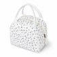 Printed Insulated Lunch Tote Bag with Double Handles and Zip Closure
